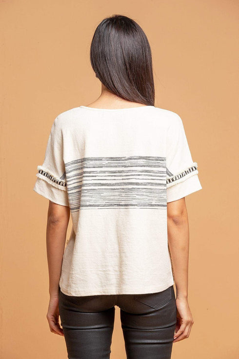 Pocket T-Shirt - Zen Stripe