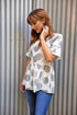 Polka Dot Peplum Tunic