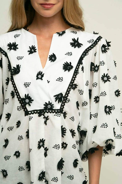 Roxy Blouse - Black Forest