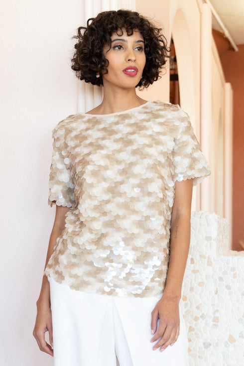 Sequin Tee