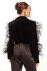 Solange Blouse - Black Velvet