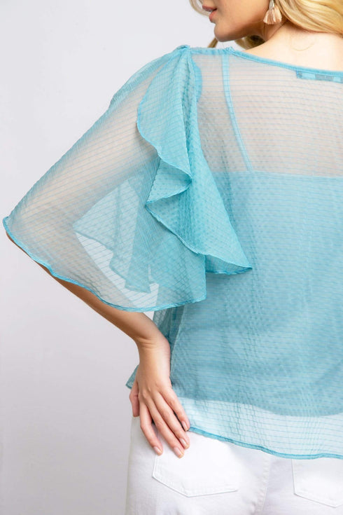 Suri Top in Seaglass