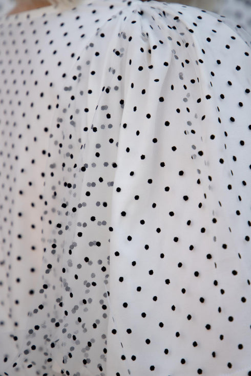 Suri Top - Macaroon Dot