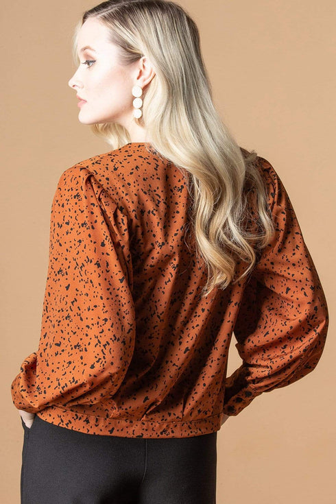 Tula Tie Top - Jungle Dot