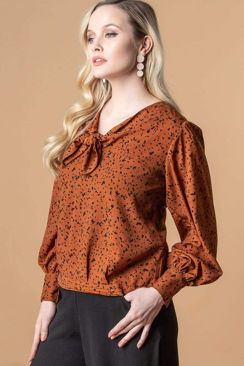 Tula Tie Top - Jungle Dot