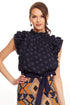 Vixen Top – Sapphire Dots