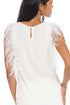 Feather Top - White