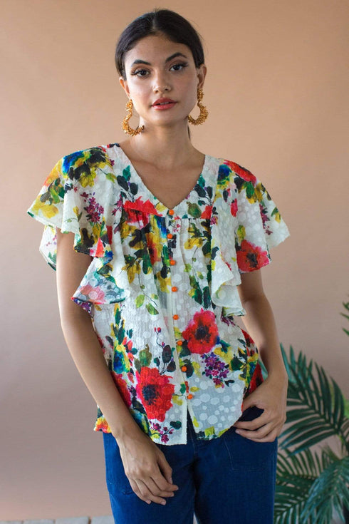 Willow Blouse - Vienna Bloom