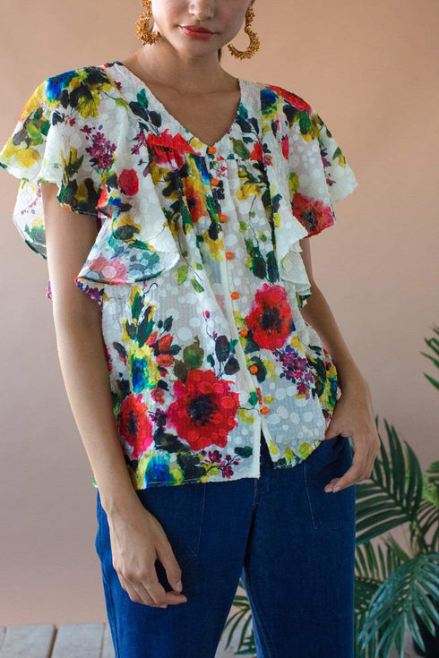 Willow Blouse - Vienna Bloom