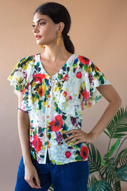 Willow Blouse - Vienna Bloom
