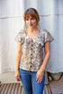 Willow Snake-Printed Blouse