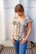 Willow Snake-Printed Blouse