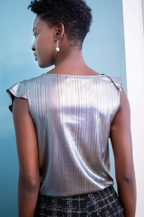 Xena Top - Metallic