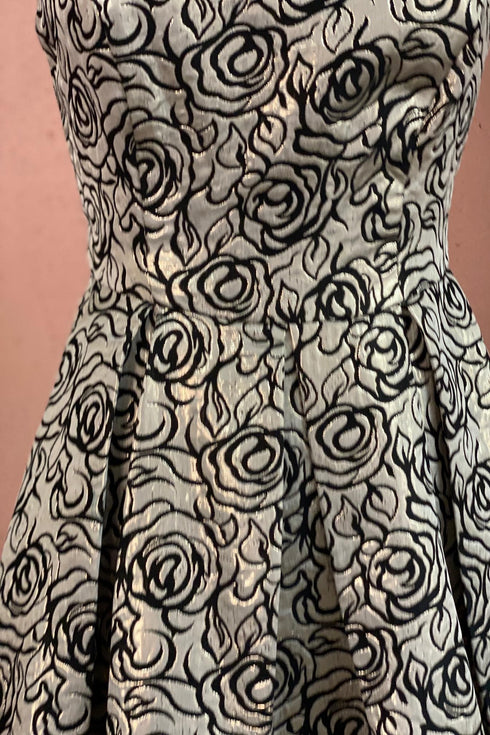 Juno Metallic Rose Dress