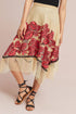 Dorset Skirt - Floral Netted Skirt - Red/Blue