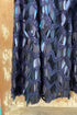 Navy Payet A-line Skirt