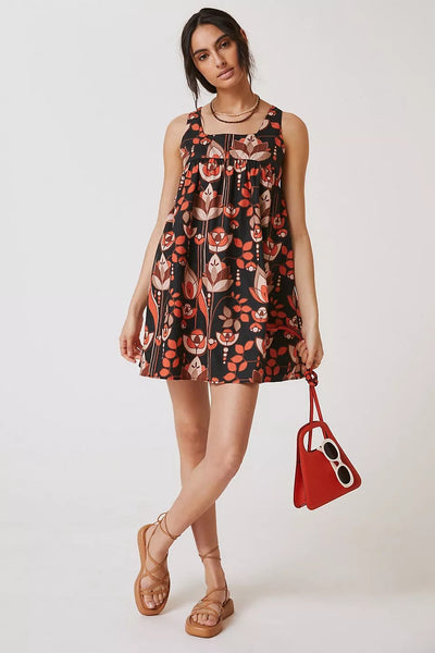 moon mini dress Henrietta Mini Dress in Chenille & Mohair Lace XL
