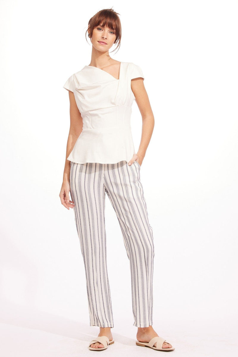 Franky Linen Long Pants with Pockets – Eva Franco