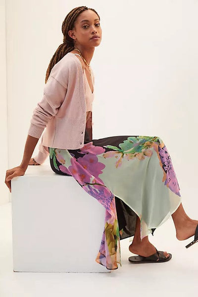 knee length dresses for ladies Evonne Midi Dress - Nightfall Floral