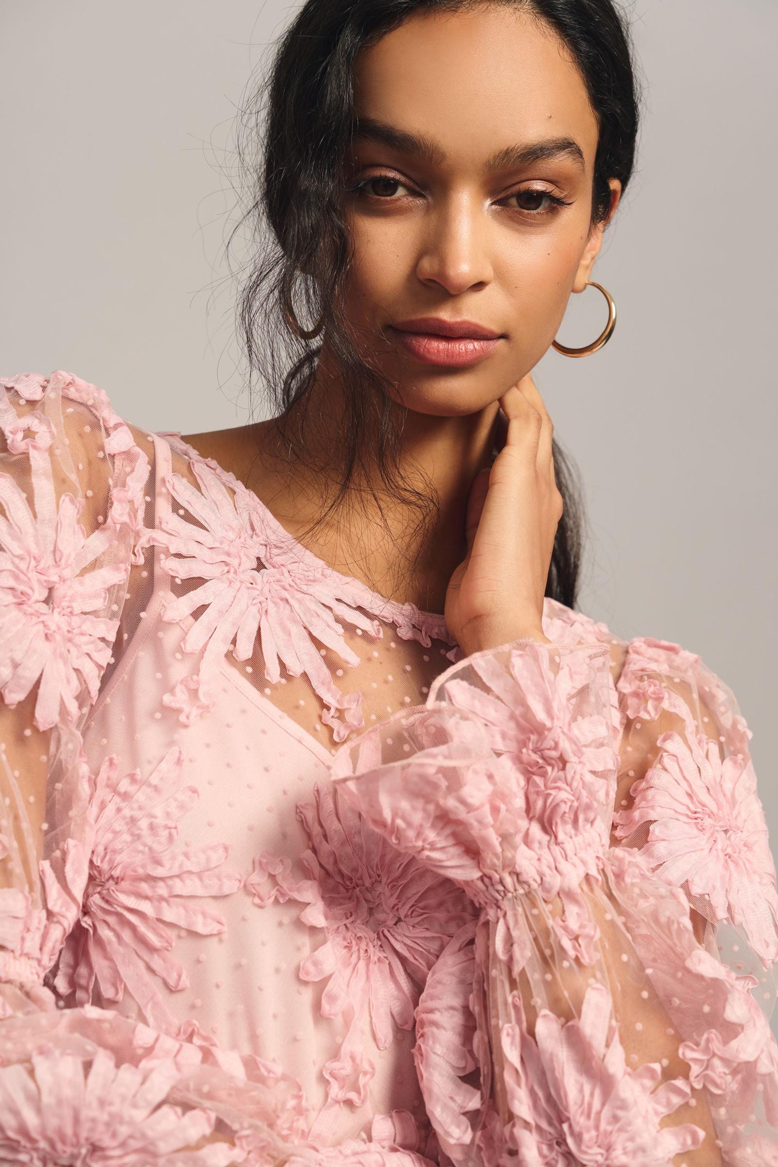 Lace Floral Blouse Eva Franco Lace Floral Blouse Eva Franco
