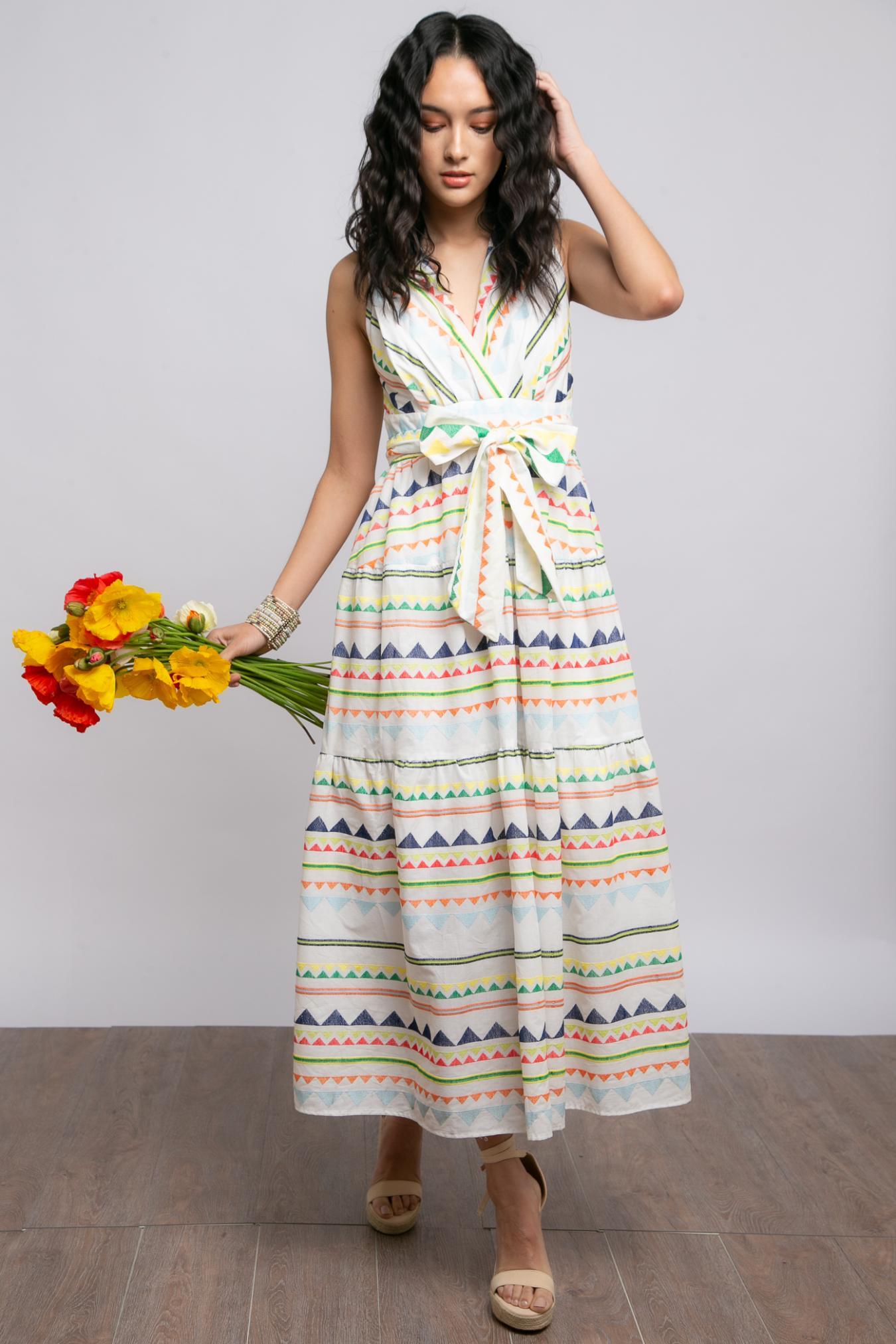 open lace back dress Vida One Shoulder Maxi Dress main image 0