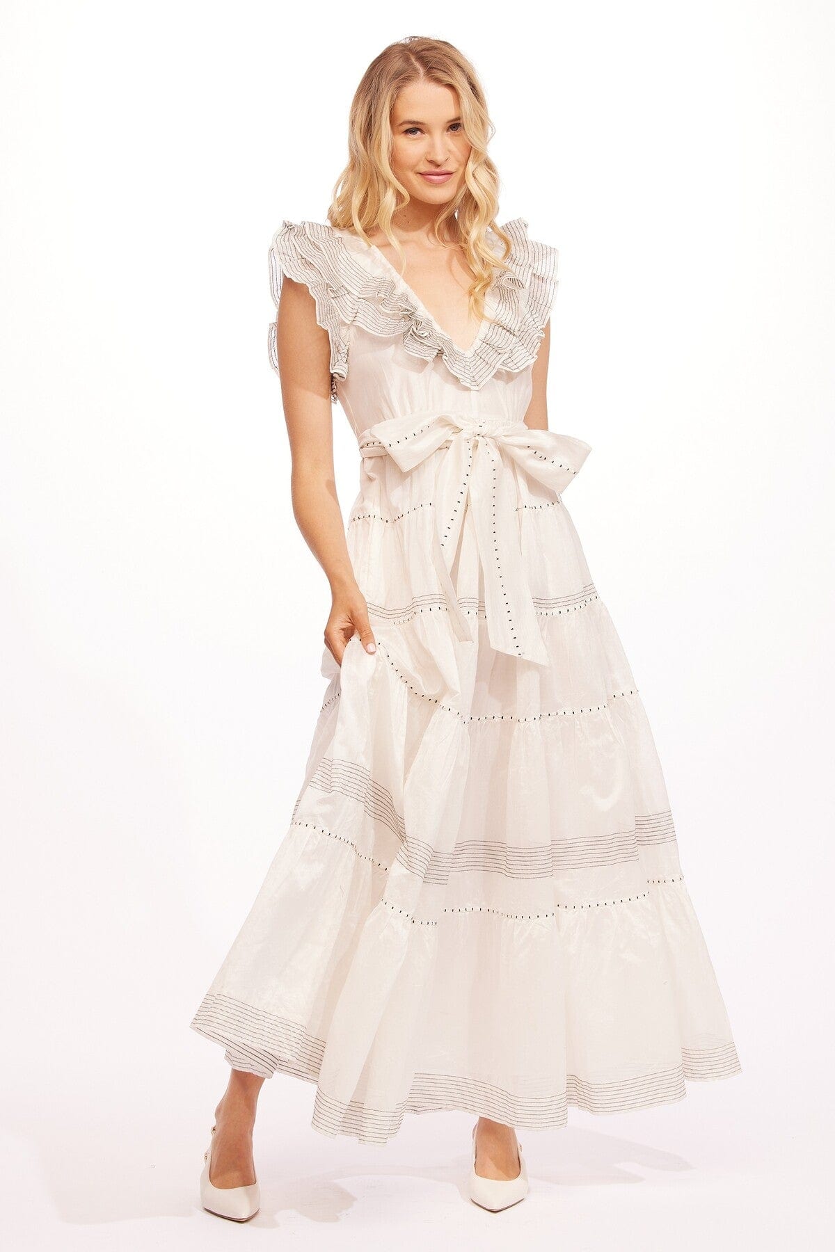Emma Textured Dress Eva Franco
