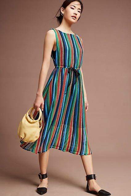 Sage Dress - Multicolored Crochet Dress Eva Franco Sage Dress - Multicolored Crochet Dress Eva Franco
