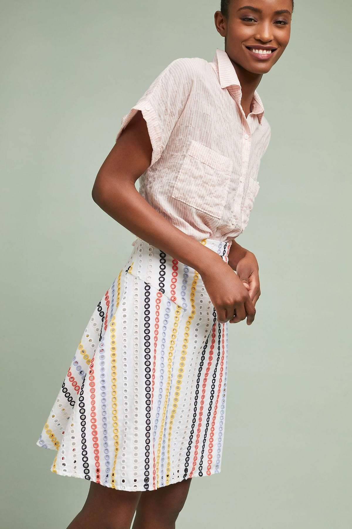 Tailored Mini Skirt – Eva Franco