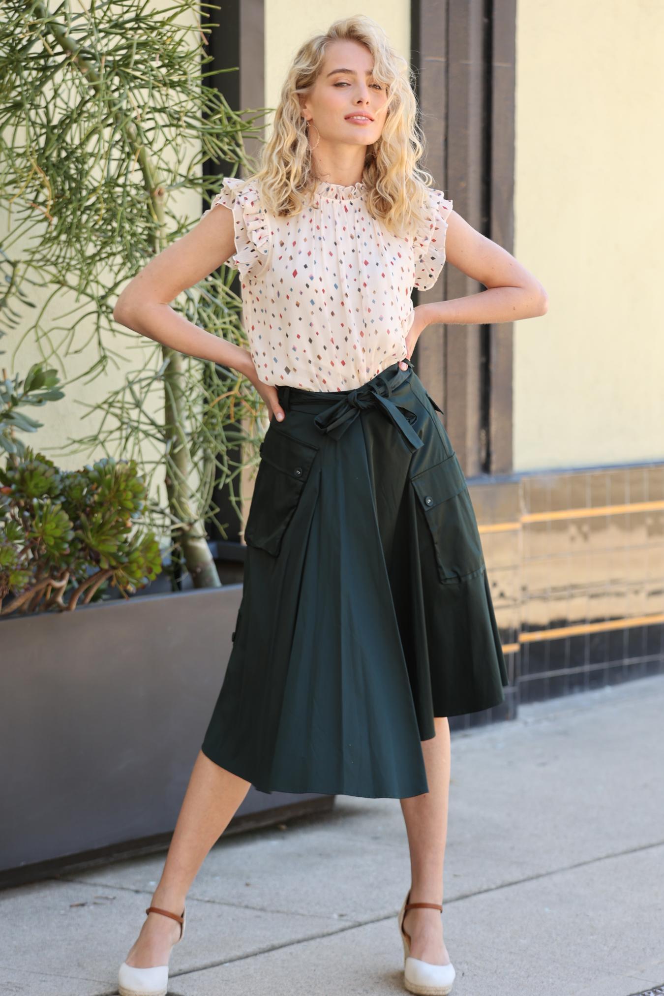 Hope Wrap Skirt With Cargo Pockets – Eva Franco Hope Wrap Skirt With Cargo Pockets – Eva Franco