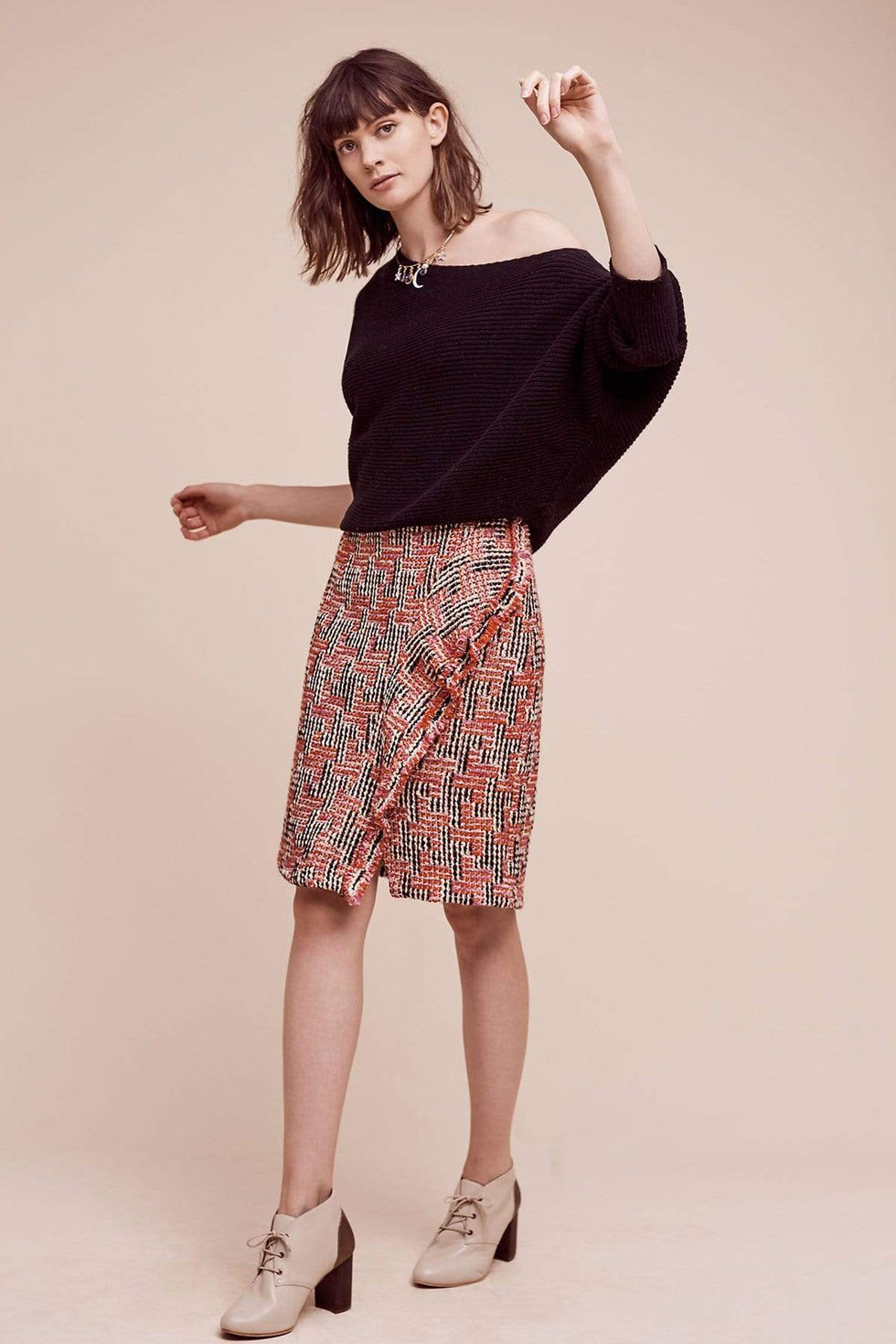 Eva Franco Tweed Pencil Skirt main image 1