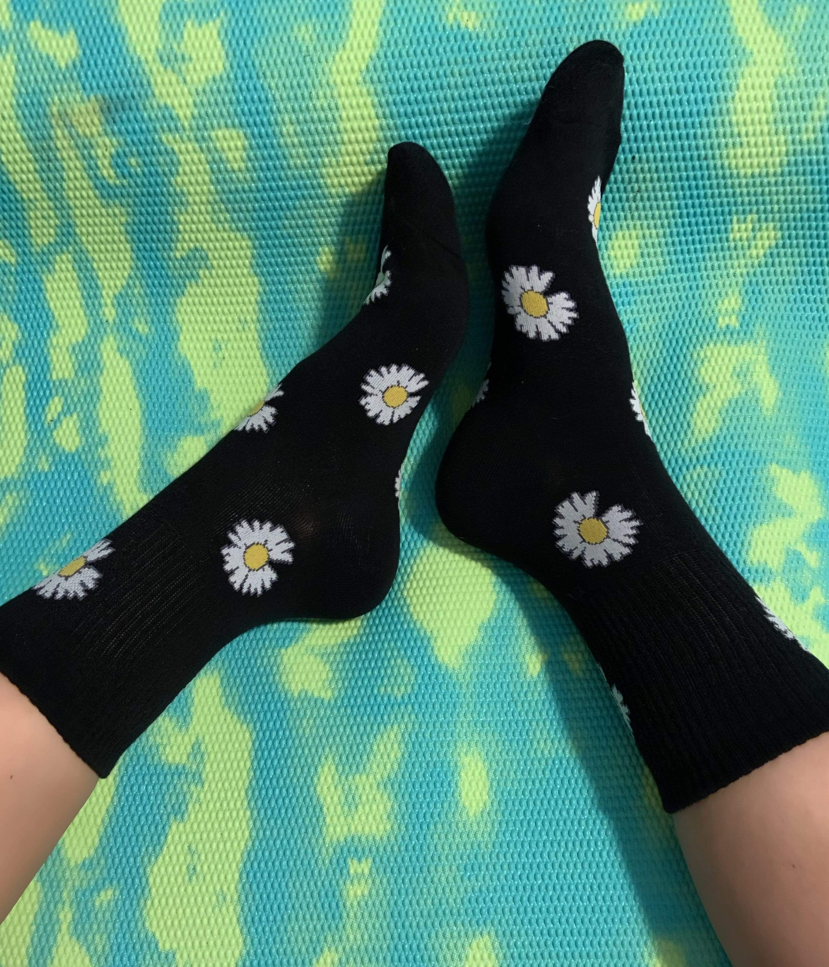 Daisy Black Socks