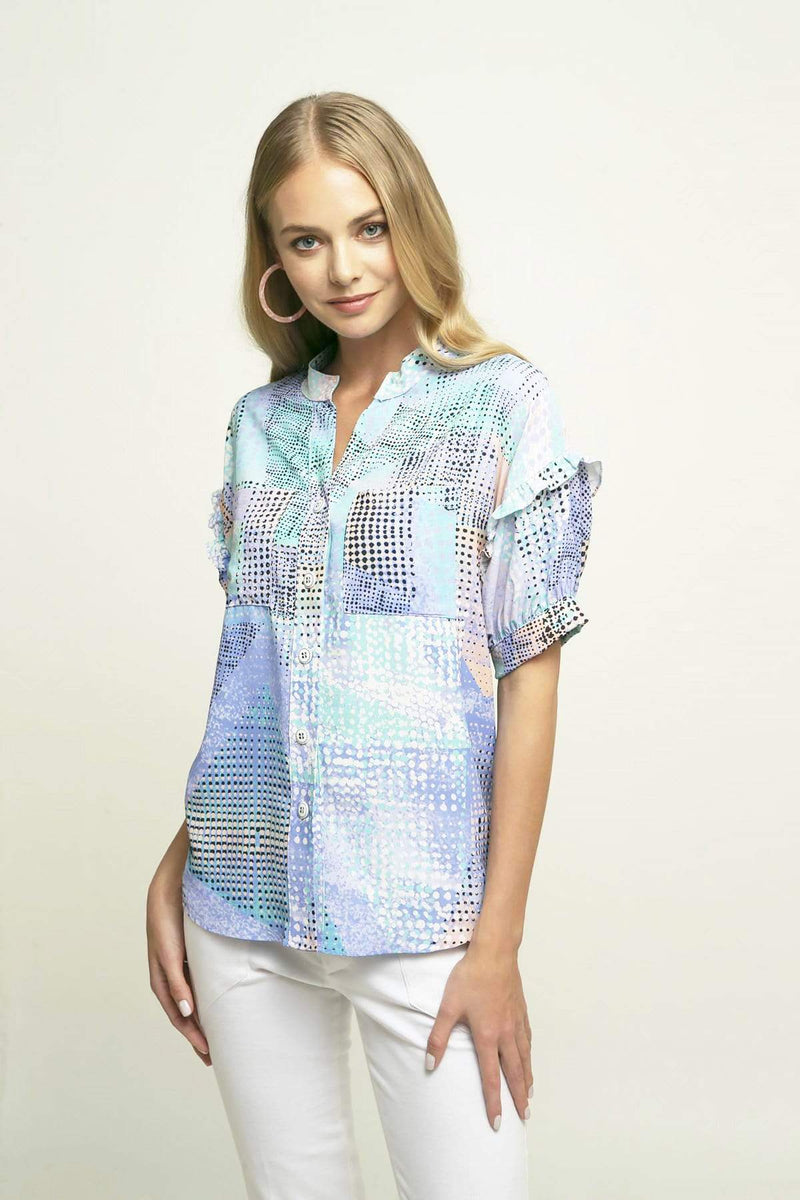 Louisa Blouse in Poppyseed Cake – Eva Franco